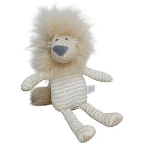 Mud Pie Mud Pie Lion Sweater Knit Striped Mane Plush Stuffed Animal Baby Lovey